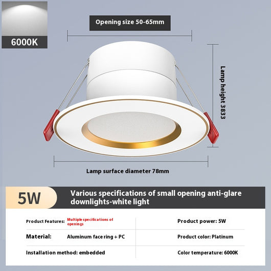 Foco Empotrado LED Ojo de Buey para Interiores - Image 17