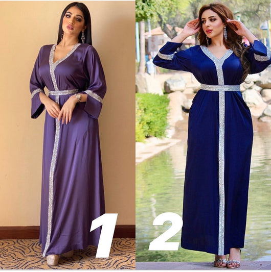 Vestido Largo Musulmán Turco para Mujer - Image 12