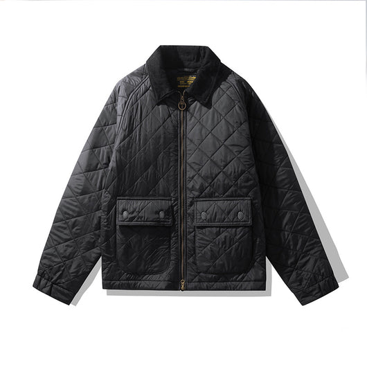 Abrigo Acolchado Rombos de Algodón Premium - Image 11