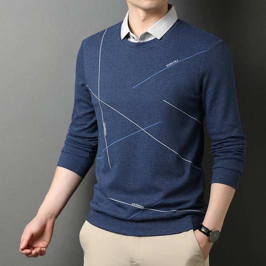 Suéter Tipo Polo Casual para Hombre