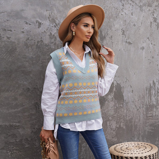 Chaleco Tejido Moderno para Mujer - Estilo Europeo - Image 5