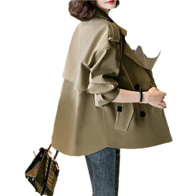 Chaqueta Casual Oversize Estilo Coreano con Cuello Solapa - Image 5