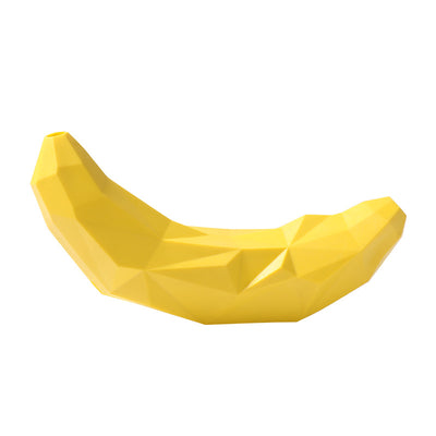 Lime green bell-shaped dog toy with a faceted, geometric surface for teeth cleaning. - Image 17