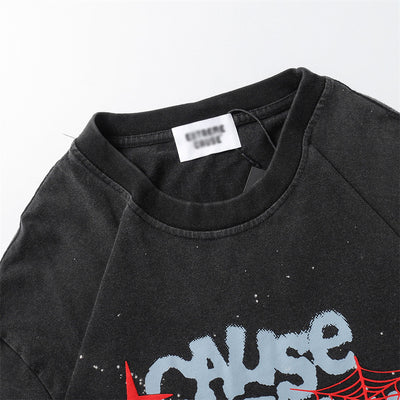 Camiseta de Manga Corta con Estampado de Letras para Hombre - Image 7