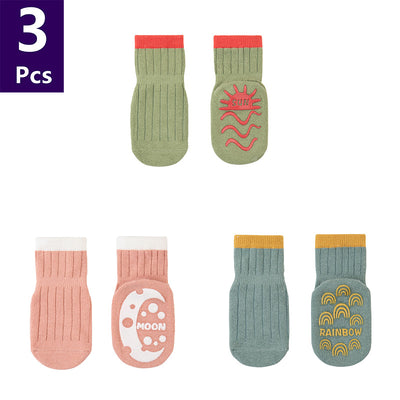 Calcetines para Bebé de Algodón Peinado con Diseños Animados Antideslizantes - Image 17