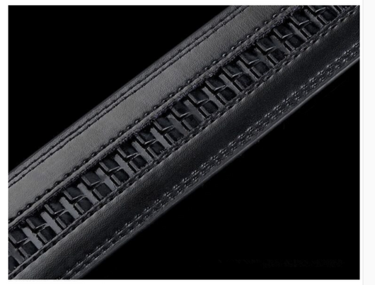 Cinturón de Cuero Genuino con Hebilla Automática para Hombre - Image 3
