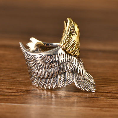 Anillo de Águila Dominante Retro - Estilo Hipster Personalidad Fuerte - Image 4