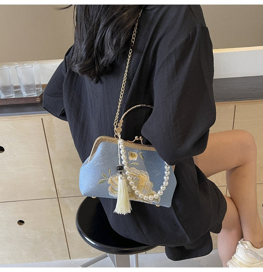 Bolso Crossbody Bordado Estilo Chino Han Tradicional Premium - Image 13