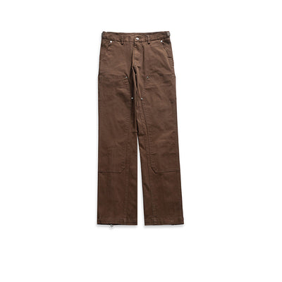 Pantalón Cargo Slim con Detalles Remachados y Cierre Metálico