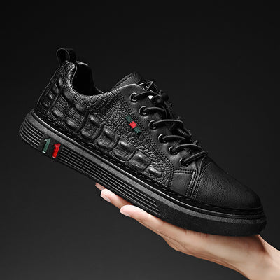 Zapatos Casuales Británicos Estilo Patrón Hombre - Versátiles y Elegantes - Image 2