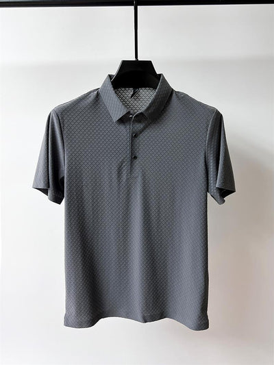 Polo Manga Corta Ice Silk Waffle para Hombre - Image 23