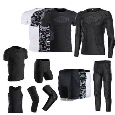Uniforme de Entrenamiento de Fútbol Anticolisión Verde Oliva