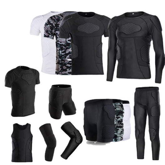 Uniforme de Entrenamiento de Fútbol Anticolisión Verde Oliva