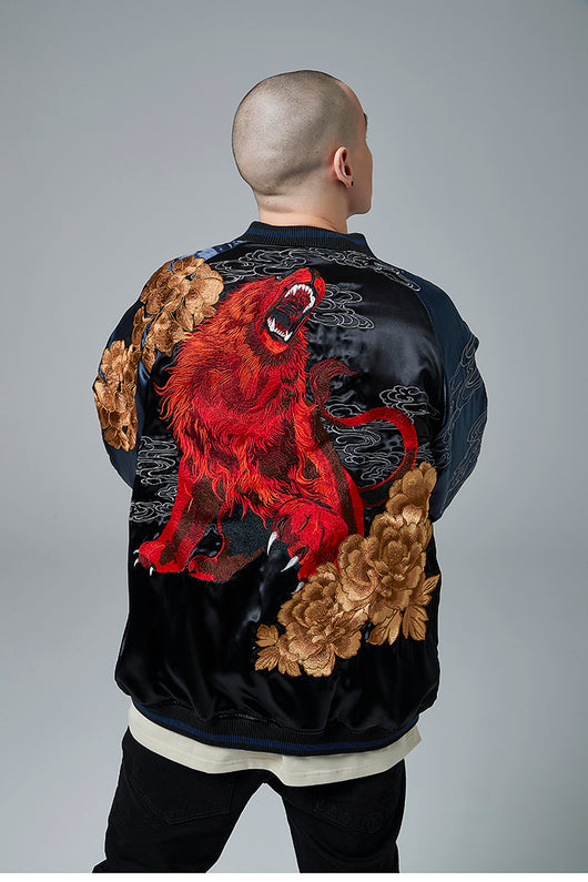 Chaqueta de Hombre con Bordado León Industrial Premium - Image 3