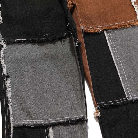 Jeans Acampanados Rotos Hip Hop para Hombre - Image 13
