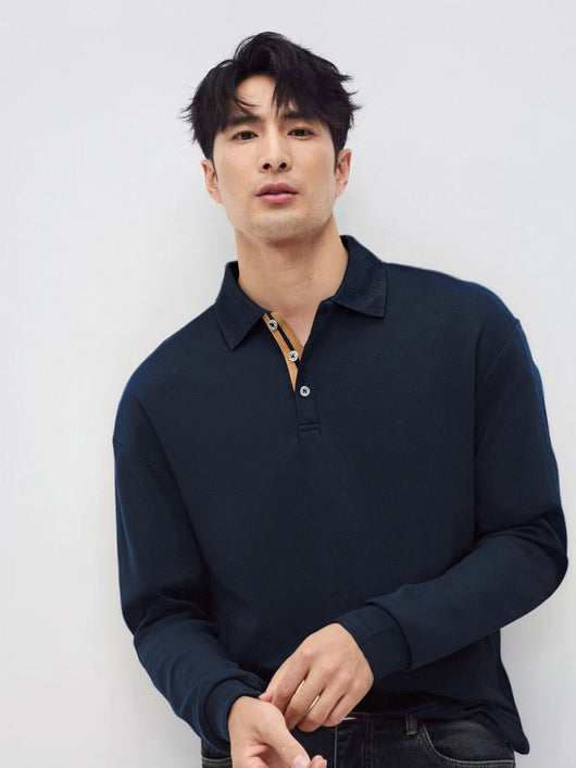 Camisa Casual de Manga Larga Relajada con Cuello Clásico - Image 18