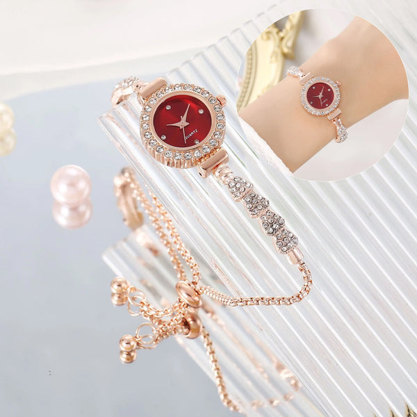 Reloj de Lujo para Mujer Dorado con Correa Fina - Elegancia Atemporal