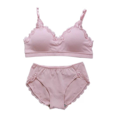 Conjunto de Lencería Femenina con Encaje sin Varillas de Acero - Image 4