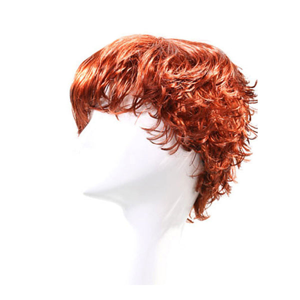 Peluca Corta Esponjosa de Cabello Natural