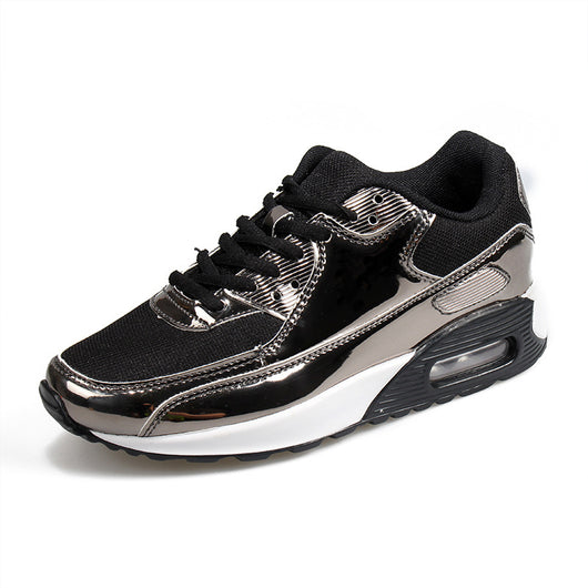 Zapatillas Deportivas Mujer Oro Slip-On con Cojinete de Aire Transpirable - Image 6