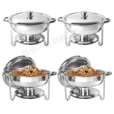 Estufa de Comedor Autosservicio de Acero Inoxidable Desmontable - Image 2