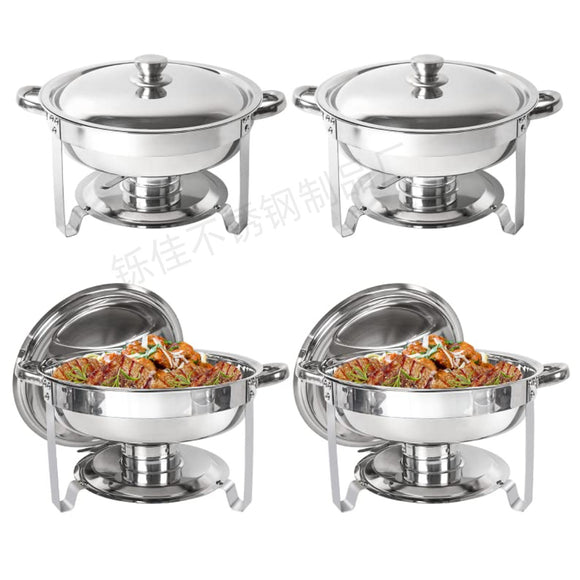 Estufa de Comedor Autosservicio de Acero Inoxidable Desmontable