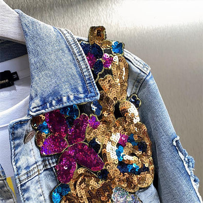 Chaqueta Denim Reforzada con Tachuelas de Diamante - Image 14