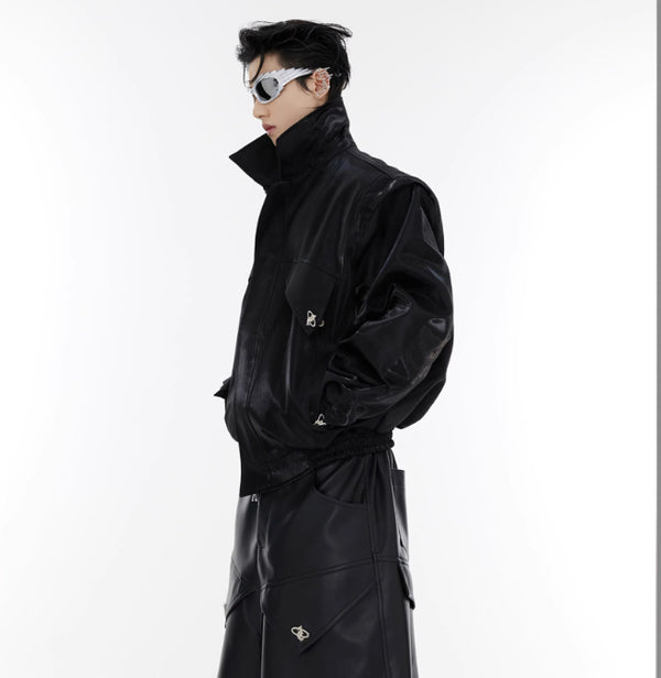 Chaqueta Corta Acolchada Streamer con Hombreras