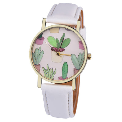 Reloj Pulsera Casual Diseño Cactus con Correa - Image 10