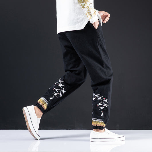 Pantalones Casuales Talla Grande Estilo Asiático para Hombre - Image 7