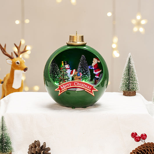 Casa de Nieve Decorativa para Navidad - Adorno Luminoso - Image 3