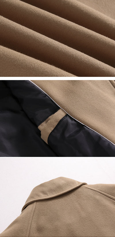 Abrigo Largo de Lana para Hombre - Otoño e Invierno - Image 3