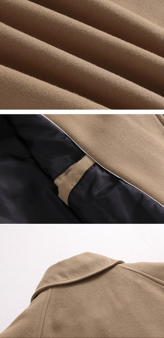 Abrigo Largo de Lana para Hombre - Otoño e Invierno - Image 3