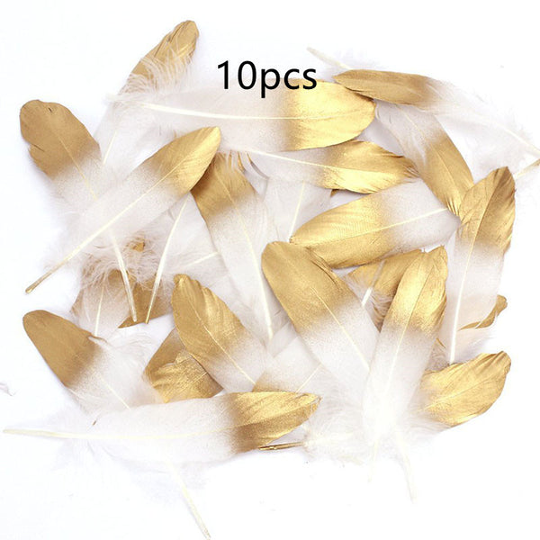 Decoraciones de Plumas de Ganso Suave y Coloridas - Image 15