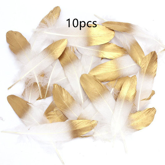 Decoraciones de Plumas de Ganso Suave y Coloridas - Image 15