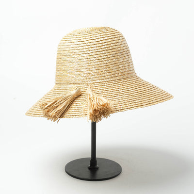 Sombrero de Paja con Flecos de Rafia para Decoración - Image 7