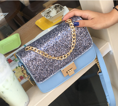 Bolso Tote para Dama con Lentejuelas y Acabado en Piel Sintética - Image 9