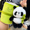 Almohada Panda con Tubo de Bambú Simulado