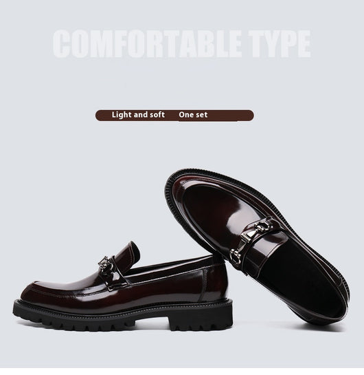 Zapatos Gommino con Hebilla Horse Street en Cuero Japonés Pulido para Hombre - Image 42