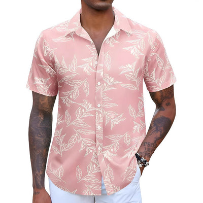 Camisa Floral Casual Manga Corta Estilo Europeo - Image 2