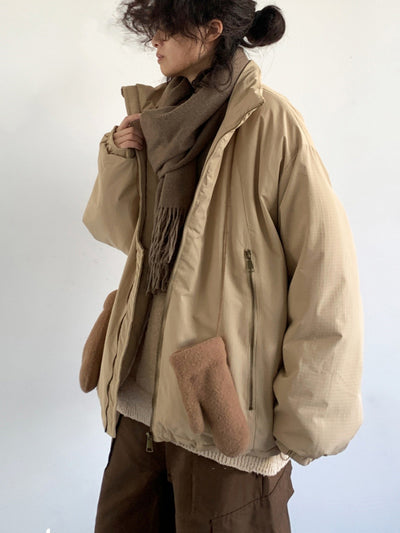 Chaqueta de Trabajo Unisex en Algodón con Cierre - Corte Holgado - Image 2