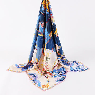 Pañuelo de Seda Crepé Liso - Regalo Elegante - Image 13