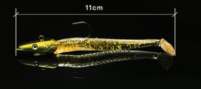 Kit de Anzuelos Cabeza Plomada con Cebo Biónico Suave para Pesca - Image 6