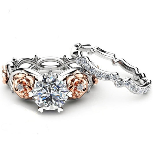 Anillo de Flor Rosa Esmaltado - Image 4