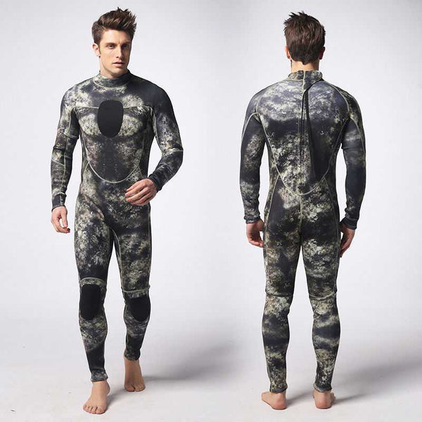 Traje de Baño Térmico Camuflado de Una Pieza - Resistente y Abrigador