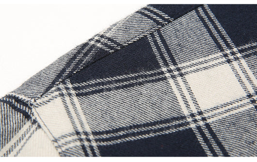 Camisa de Cuadros Casual con Solapa para Hombre - Image 5