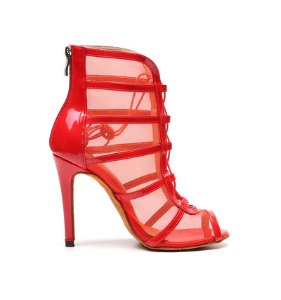 Zapatos de Tacón Latino Rojo Moderno para Baile - Image 2