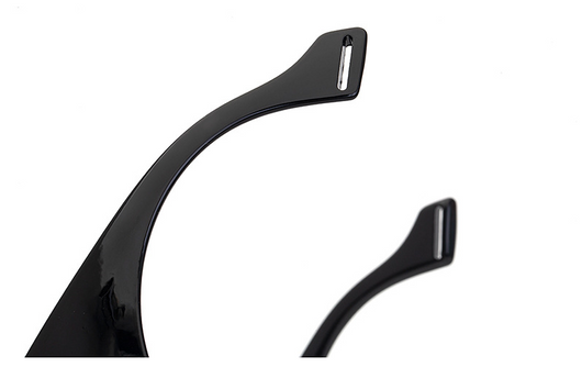 Cream wide leg sunglasses with a bold square frame and dark lenses, perfect for fashion wear and sun protection. - Image 27