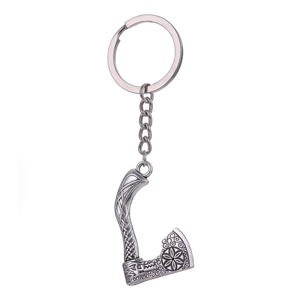 Llavero de Auto Hacha de Odín - Diseño Nórdico Premium