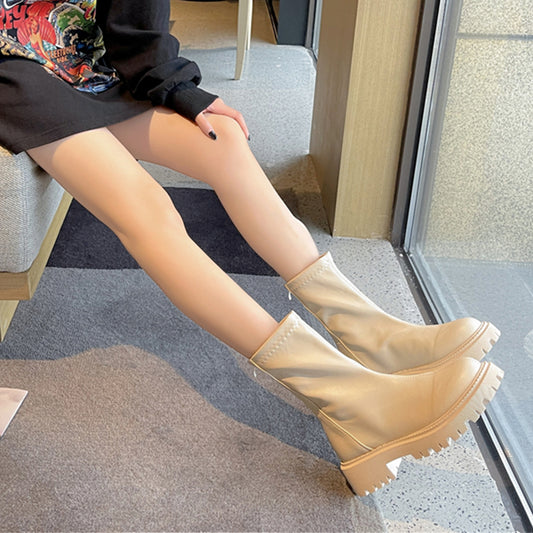 Botas Tipo Tubo con Suela Gruesa y Diseño Exclusivo - Image 2